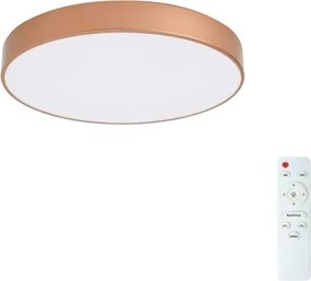 Brilagi - Lampă de tavan LED dimabilă POOL LED/60W/230V Ø 50 cm, bronz + telecomandă