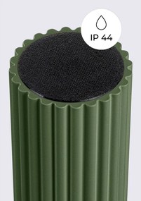 Plafonieră verde cu abajur din sticlă ø 12 cm Orbital – Sollux