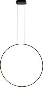 Lustra circulara LED IP44 diametru 80cm Visual negru