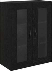 vidaXL Dulap montat pe perete Stejar Negru 69,5 x 34 x 90 cm