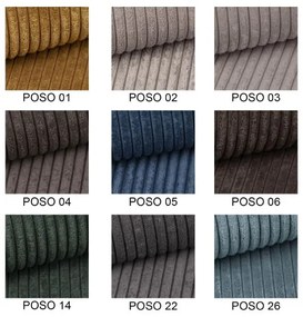 Coltar extensibil forma U verde Poso