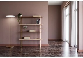 Lampadar alb LED cu intensitate reglabilă cu abajur din metal (înălțime 151 cm) Asteria Floor – UMAGE