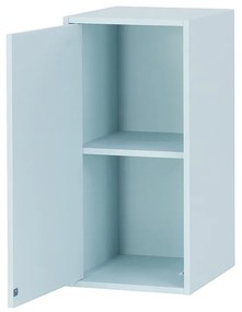 Boxie 1 ușă dulap de perete 80x40x37 cm albastru