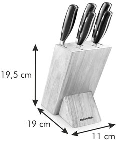 Set de cuțite cu suport 5 buc. GrandChef – Tescoma