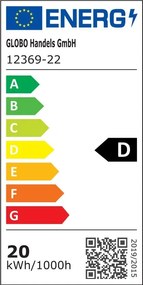 Plafoniera LED dimabila design tehnic ECHO 12369-22 GL