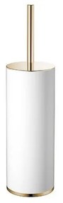 Suport cu perie de toaleta WC SPARKE model LUSTA 06 WHITE-GOLD