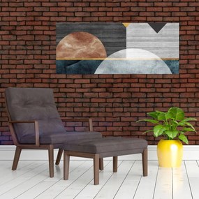 Tablou - Forme și texturi (120x50 cm)