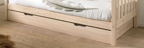 Sertar Pat Fritz 90x200 cm, pentru Copii, Pin Lăptos – Vipack