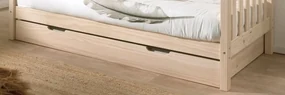 Sertar Pat Fritz 90x200 cm, pentru Copii, Pin Lăptos – Vipack