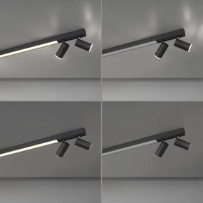 Paul Neuhaus 6121-13 - Spot LED reglabil 4xLED/4W/230V + LED/9W+DO