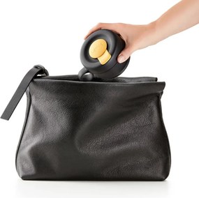 Cana pliabila Lekue On The Go 1010233, 350 ml, -20/+100 °C, Inchidere ermetica si etansa, Coral