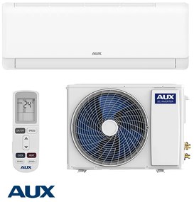 Aparat de aer conditionat inverter AUX New-Q ASW-H12C5B4/QCR3DI-C0, 12 000BTU, 25 m², A++ / A+, R-32, Alb