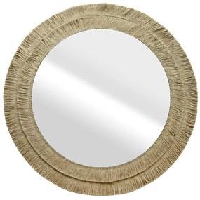 Oglinda rotunda ROTI cu rama de iuta