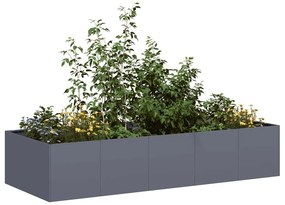 vidaXL Jardinieră Antracit 200x80x40 cm Oțel