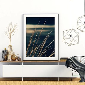 Poster - Detaliu de ierburi de apă (A4)