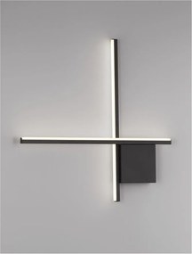 Aplica de perete cu lumina ambientala LED Cross 50cm