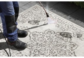 Covor de exterior NORTHRUGS Tilos, 160 x 230 cm, gri - crem