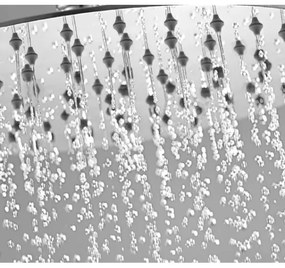 Pălărie de duș Sapho SLIM 25x25 cm oțel inoxidabil lustruit