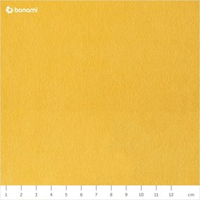 Canapea cu tapițerie din catifea Mazzini Sofas Sardaigne, 158 cm, galben