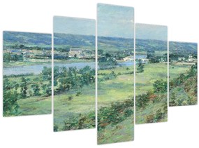 Tablou - Theodore Robinson, The Valley of the Seine, From the Hills of Giverny, reproducere (150x105 cm)