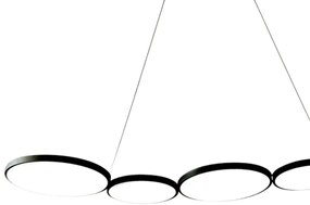 Lustră LED pe cablu OLYMPIA 5xLED/10W/230V negru