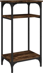 vidaXL Masă laterală, stejar fumuriu, 40x30x75 cm, lemn prelucrat