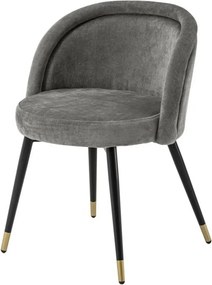 Set de 2 scaune design LUX Chloe, gri 114528 HZ