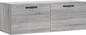 vidaXL Dulap de perete, gri sonoma, 100x36,5x35 cm, lemn prelucrat