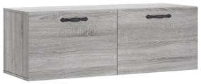 830130 vidaXL Dulap de perete, gri sonoma, 100x36,5x35 cm, lemn prelucrat