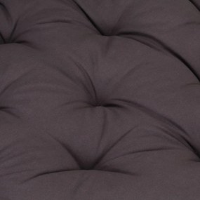 Perna podea canapea din paleti, 120x80x10, antracit, bumbac 1, Antracit, 120 x 80 x 10 cm