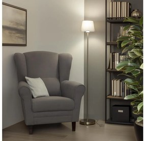 Brilagi - Lampă de podea LED CERIA 1x E27/40W/230V Ø 20,5 cm gri/crom mat