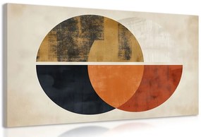 Tablou japandi cercuri moderne