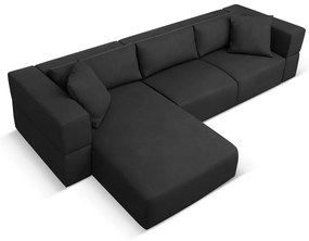 Colțar negru (cu colț pe partea stângă ) Esther – Milo Casa