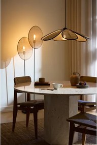 Osram - Lampă suspendată cu cablu DECOR RATTAN 1xE27/15W/230V Ø 58 cm bej/negru