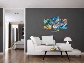 Tablou – Arbore energetic colorat (90x60 cm)