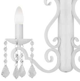 Aplica de perete design modern Diadema alb