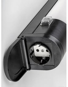 Rabalux 78030 - LED iluminat sub dulap cu priză DUDDU LED/20W/230V negru