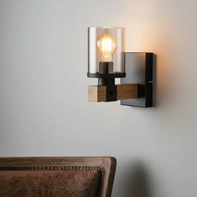 Brilagi - Aplica de perete VISTA 1xE27/60W/230V, stejar