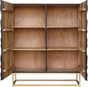 Comoda inalta cu model mozaic 3D Vulcano 120cm