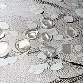 Tablou cu detalii pictate manual 70x100 cm White Tree – Styler