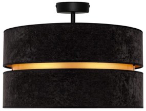 Lustră aplicată Duolla DUO 1xE27/15W/230V d. 40 cm negru/auriu