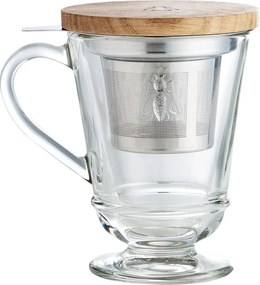 Cană cu filtru din sticlă 270 ml Abeille – La Rochére