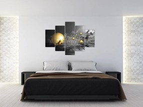 Tabloul bilelor în ocru (150x105 cm)