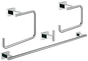 Grohe Essentials set de accesorii 4 în 1 StarLight Chrome 40778001