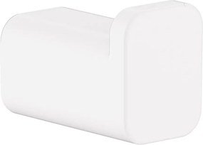 Cuier simplu Hansgrohe AddStoris alb mat