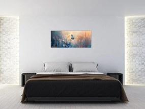 Tablou - Pajiște cu Fluture (120x50 cm)