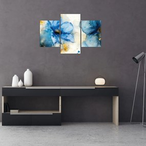 Tablou - Floral, pictură cu cerneală (90x60 cm)