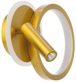 Aplica de perete tip spot LED MONET LED/15W/230V, auriu