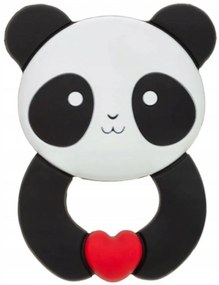 BocioLand Dentiție din silicon Panda - alb/negru