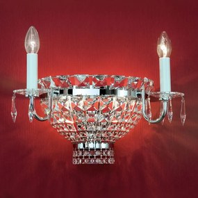 Aplica de perete cristal Swarovski AMBASSADOR crom